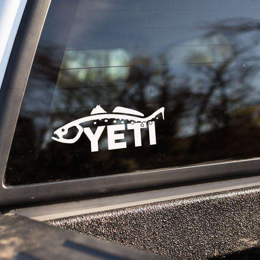 Trout Window Sticker by YETI - Country Club Prep