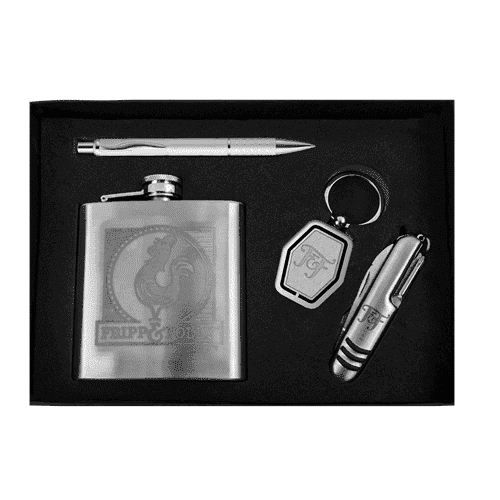 Flask Gift Set by Fripp & Folly - Country Club Prep