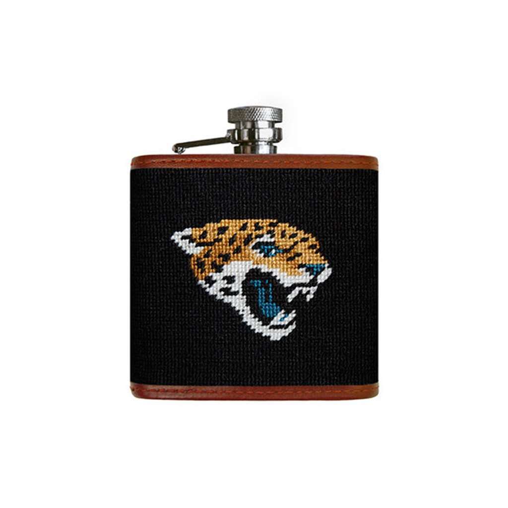 Jacksonville Jaguars Needlepoint Flask by Smathers & Branson - Country Club Prep