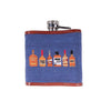 Limited Edition Race Horse and Bourbon Needlepoint Flask by Smathers & Branson - Country Club Prep