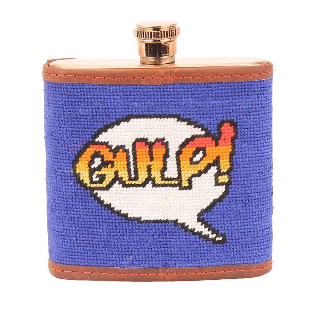 Pop Art Needlepoint Flask by Smathers & Branson - Country Club Prep