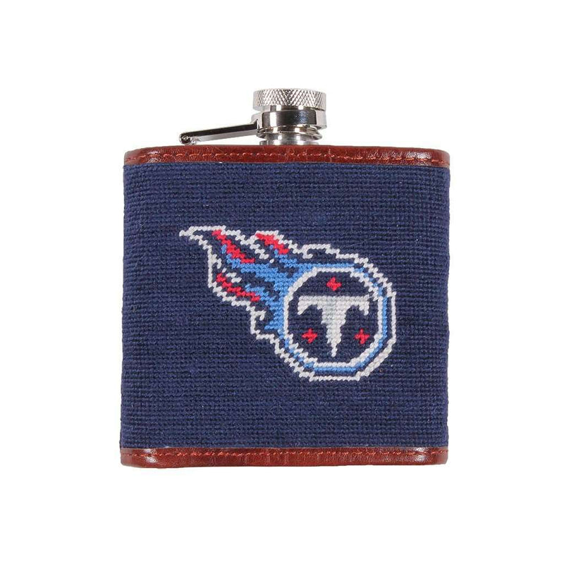 Tennessee Titans Needlepoint Flask by Smathers & Branson - Country Club Prep