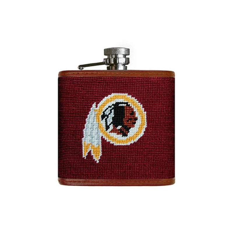 Washington Redskins Needlepoint Flask by Smathers & Branson - Country Club Prep