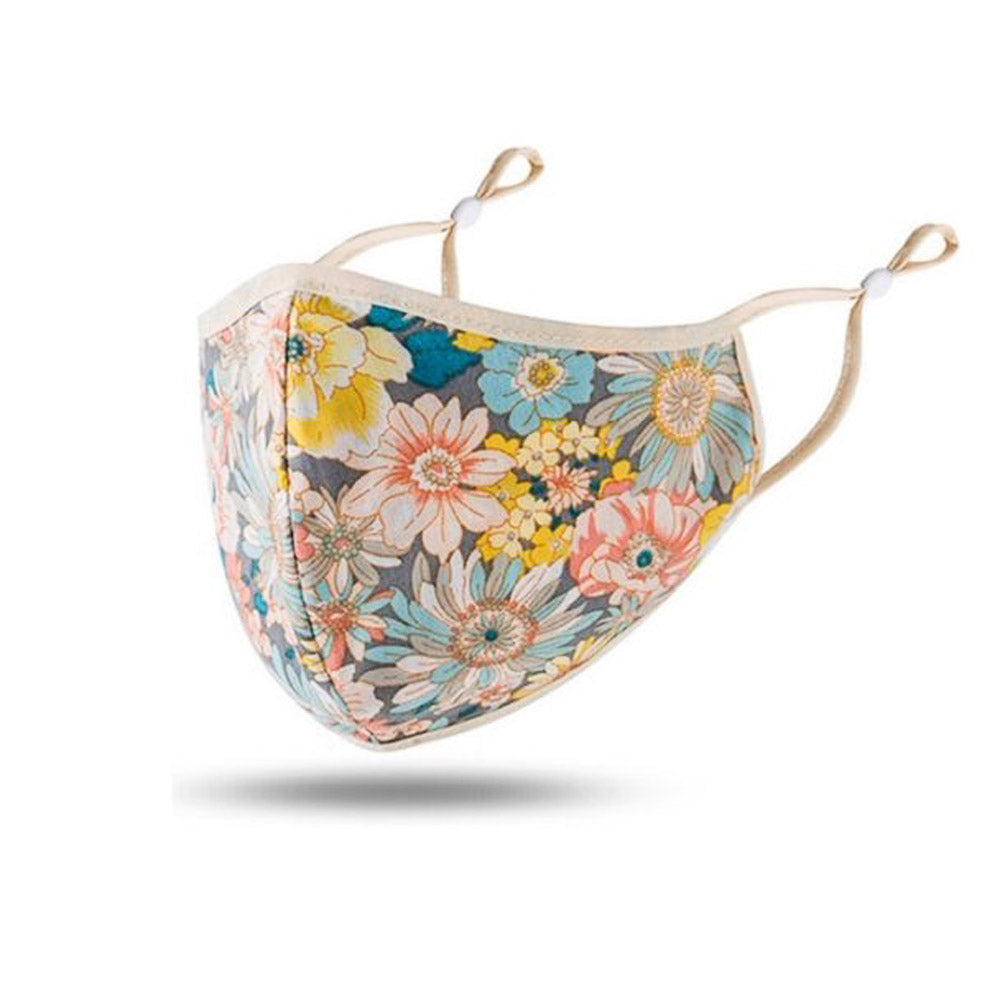 Ditsy Floral Mask by Pink Pineapple - Country Club Prep