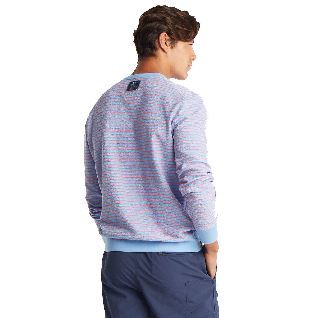 Reversible Forehand Striped Upper Deck Pullover Sweater by Southern Tide - Country Club Prep