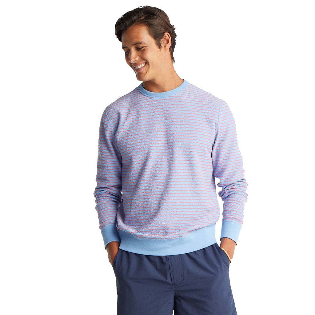 Reversible Forehand Striped Upper Deck Pullover Sweater by Southern Tide - Country Club Prep