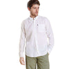 Frank Tailored Fit Button Down in White by Barbour - Country Club Prep