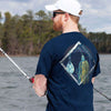 Closeup Lure T-Shirt in Navy by Fripp & Folly - Country Club Prep