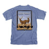 Deer with Turkeys T-Shirt in Marine Blue by Fripp & Folly - Country Club Prep