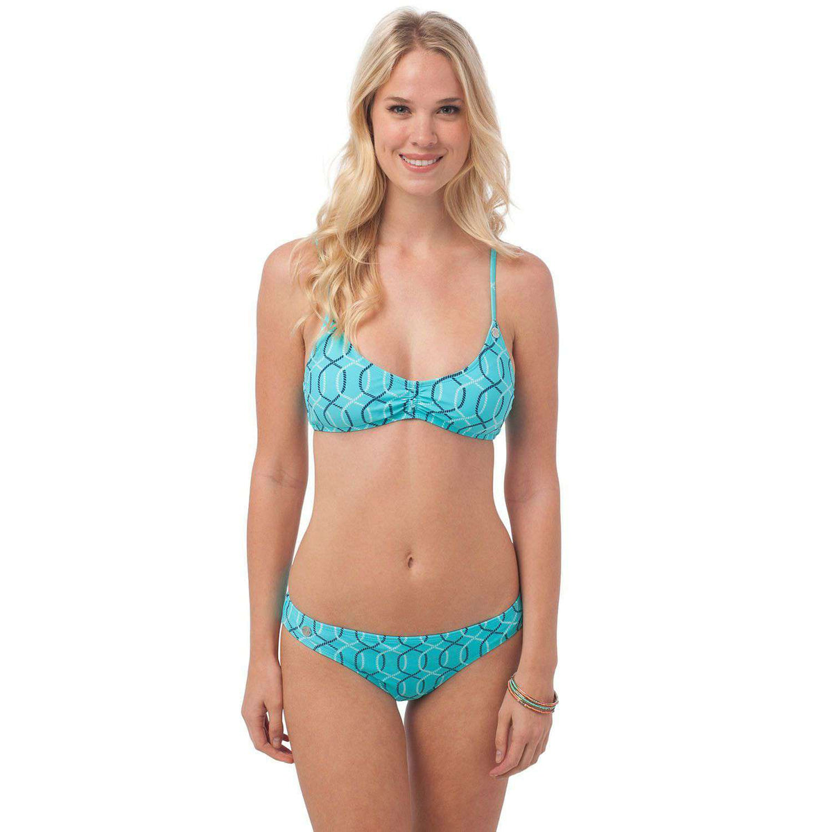 Surfside Bikini Bottom in Nautical Rope by Southern Tide - Country Club Prep