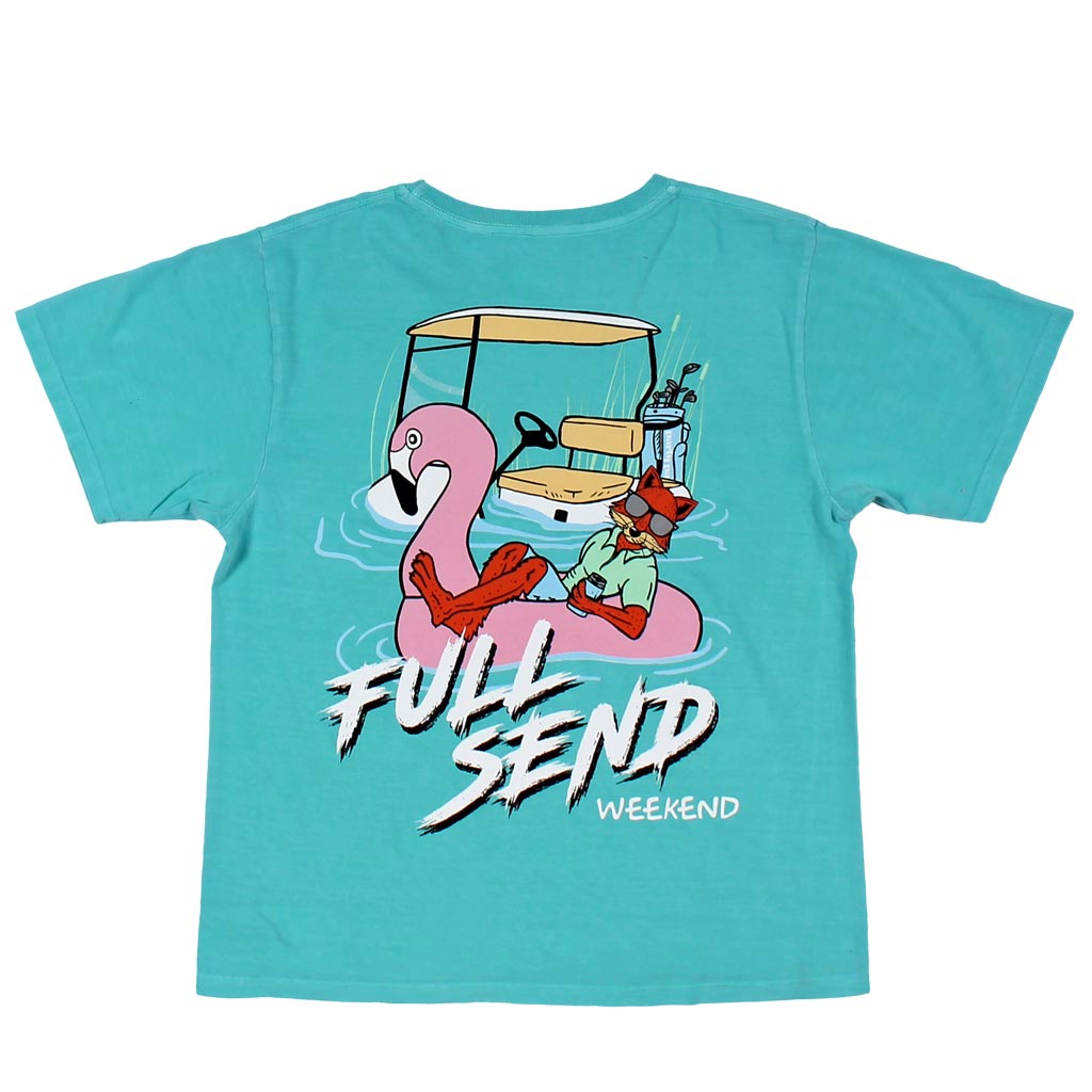 Full Send Short Sleeve Tee Shirt by Party Pants - Country Club Prep