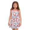 Girls Anchors Away Cotton Dress in Navy/Red by Gretchen Scott Designs - Country Club Prep