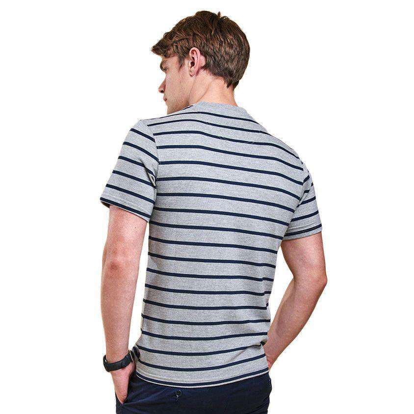 Gloucester Tee in Grey Marl by Barbour - Country Club Prep