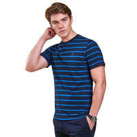 Gloucester Tee in Navy by Barbour - Country Club Prep