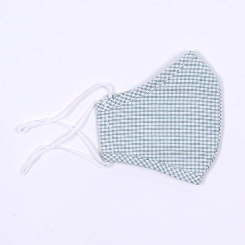 Small Gingham Mask by Pink Pineapple - Country Club Prep