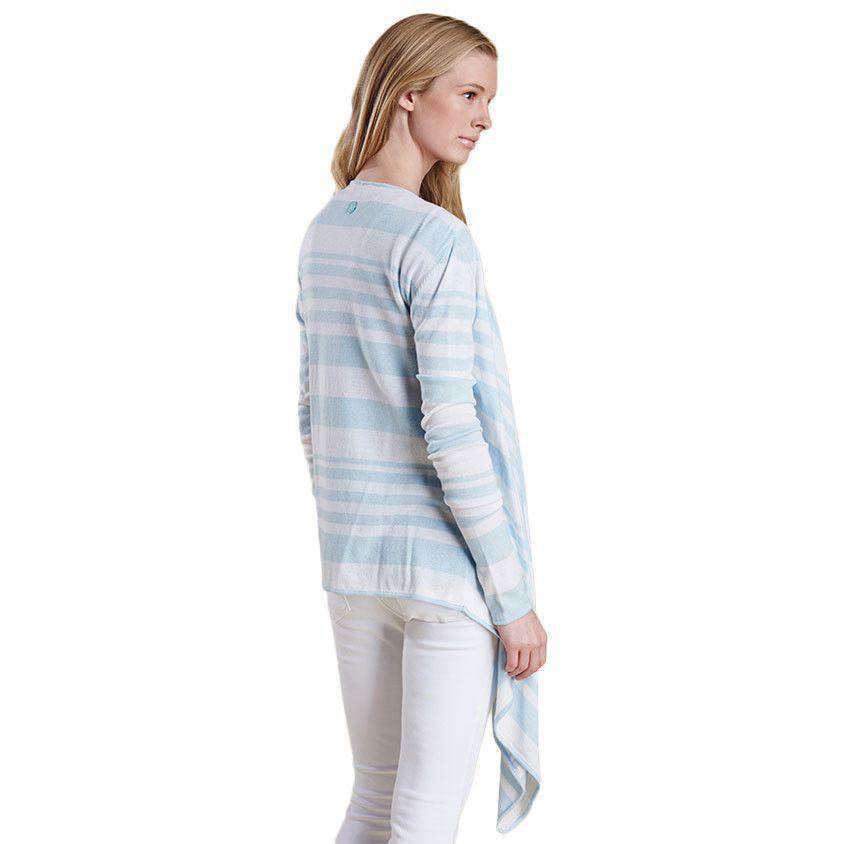 Harewood Cardigan in Aqua by Barbour - Country Club Prep