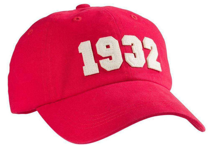 1932 (SEC Founding Year) Hat in Red by Southern Proper - Country Club Prep