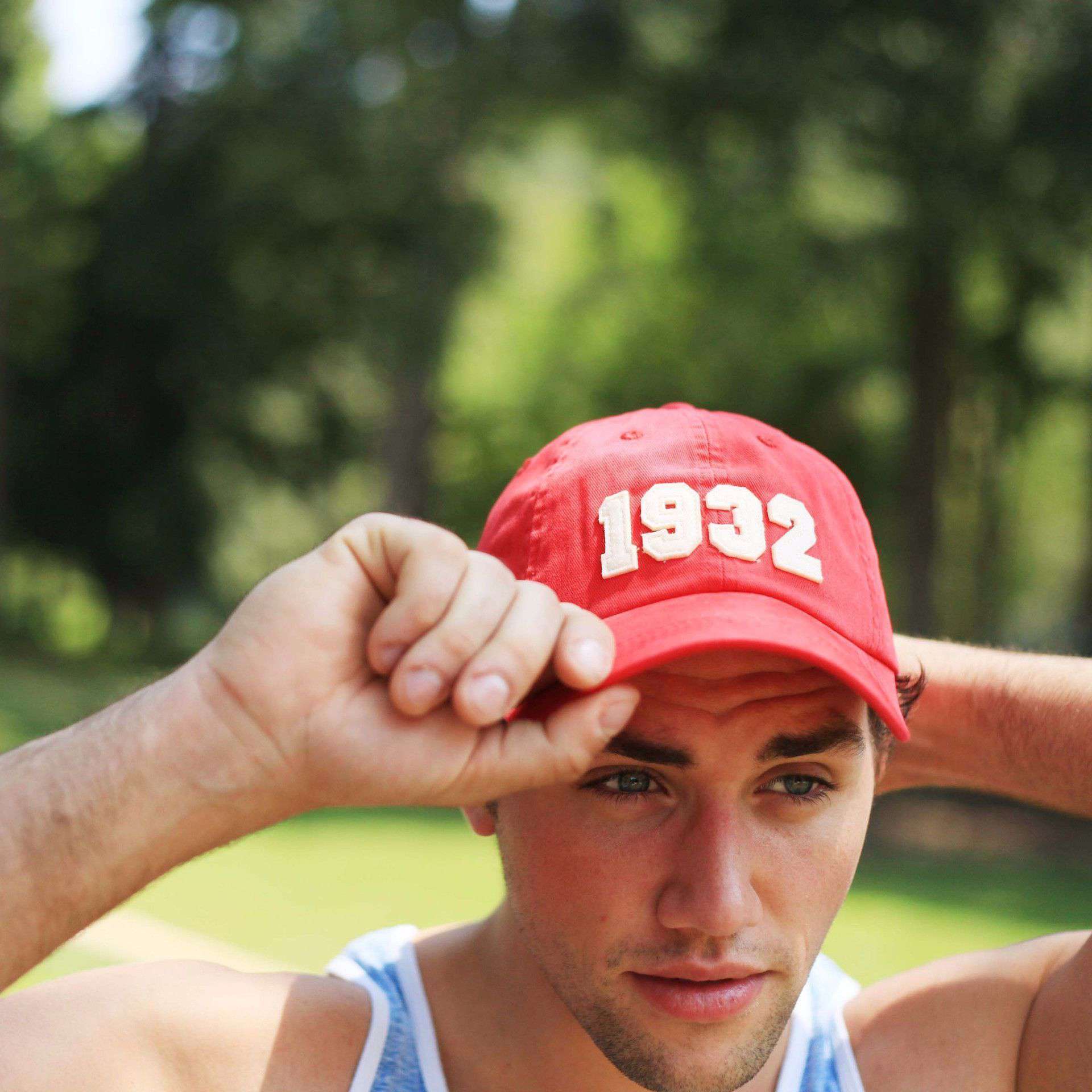 1932 (SEC Founding Year) Hat in Red by Southern Proper - Country Club Prep