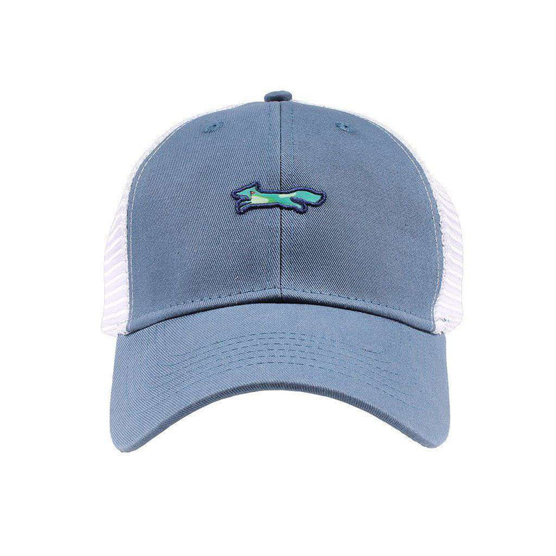 19th Hole Longshanks Mesh Hat in Blue by Imperial Headwear - Country Club Prep
