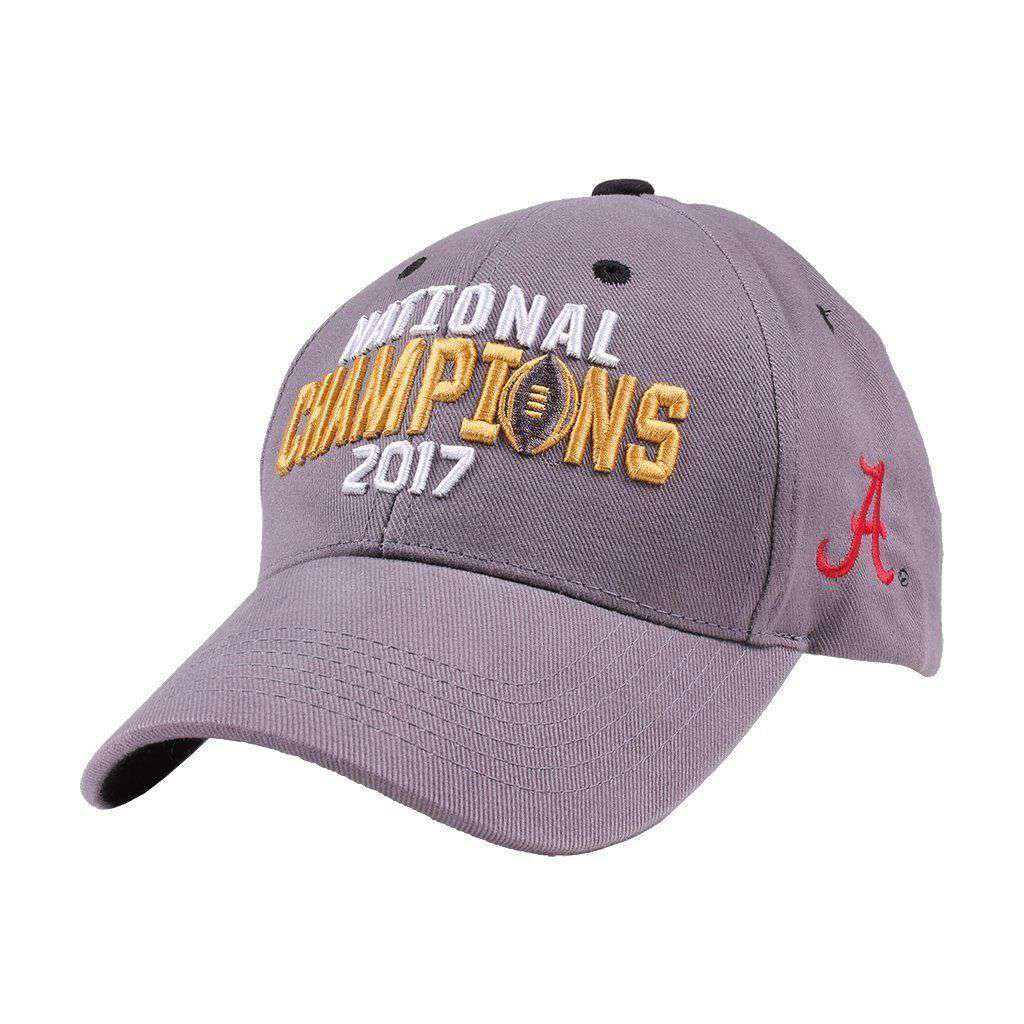 2017 Alabama National Champions Hat by National Cap & Sportswear - Country Club Prep