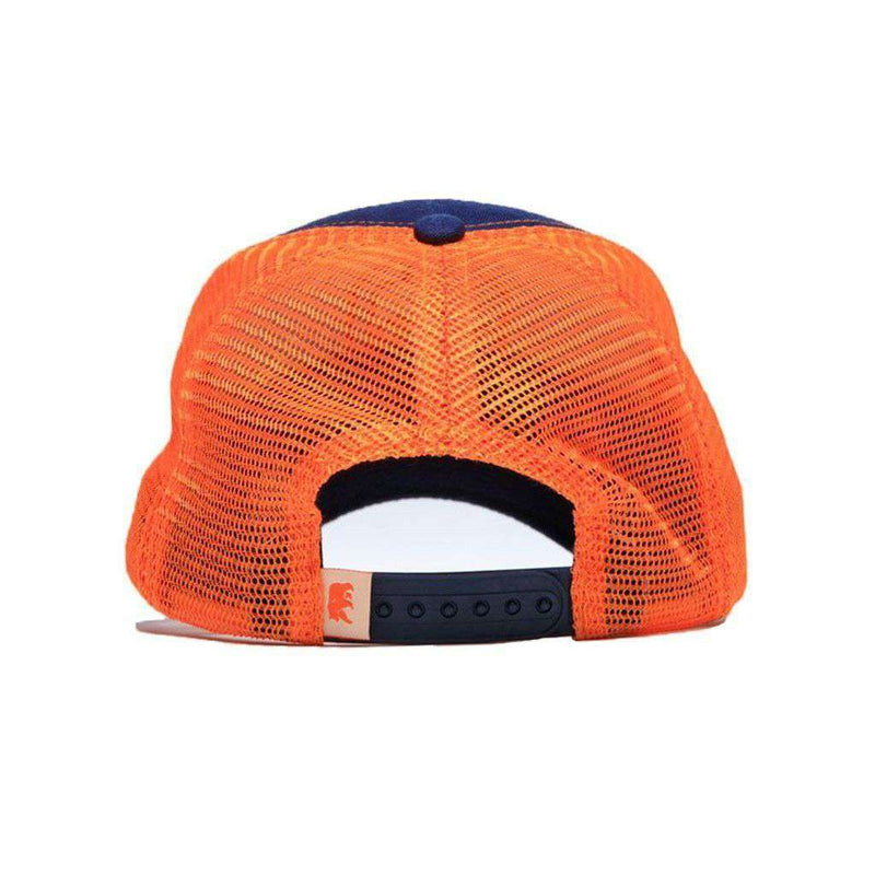 Activewear Hat in Navy and Orange by The Normal Brand - Country Club Prep