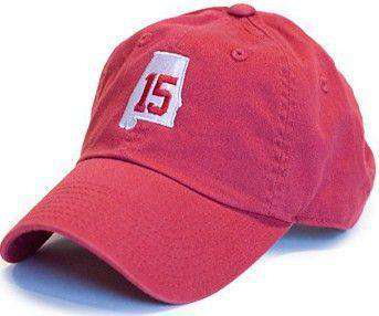 AL 15 Hat in Crimson by State Traditions - Country Club Prep