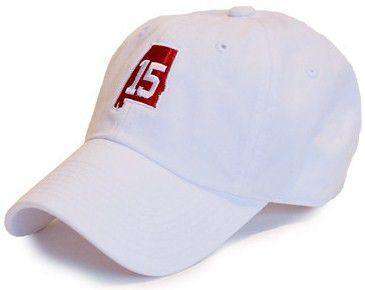 AL 15 Hat in White by State Traditions - Country Club Prep
