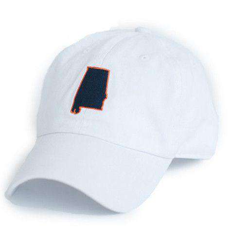 AL Auburn Gameday Hat in White by State Traditions - Country Club Prep