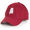 AL Tuscaloosa Gameday Hat in Crimson by State Traditions - Country Club Prep
