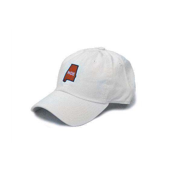 AL WDE Hat in White by State Traditions - Country Club Prep