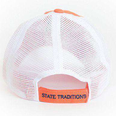 Alabama Auburn Gameday Trucker Hat in Orange by State Traditions - Country Club Prep