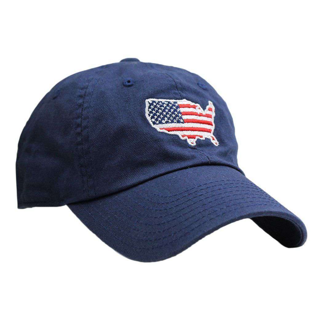 America Traditional Hat in Navy by State Traditions - Country Club Prep