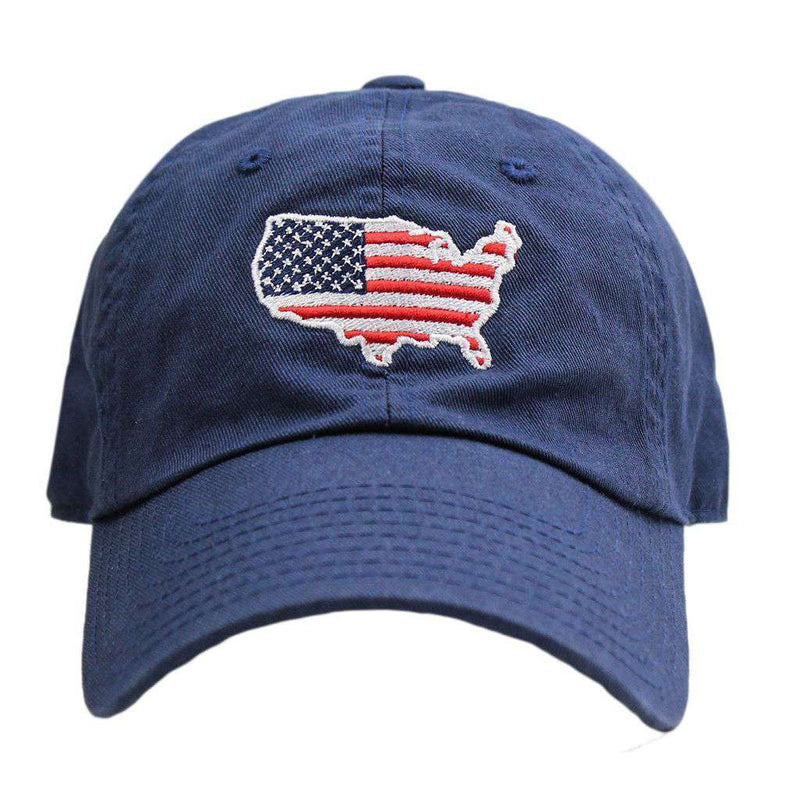 America Traditional Hat in Navy by State Traditions - Country Club Prep