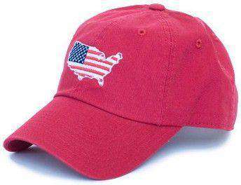 America Traditional Hat in Red by State Traditions - Country Club Prep
