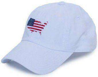America Traditional Hat in White by State Traditions - Country Club Prep