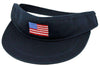 American Flag Needlepoint Golf Visor in Navy by Smathers & Branson - Country Club Prep