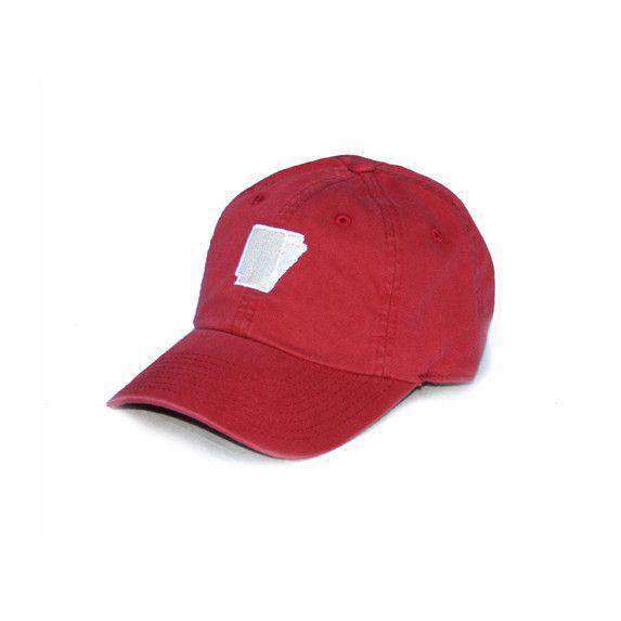 AR Fayetteville Gameday Hat in Red by State Traditions - Country Club Prep