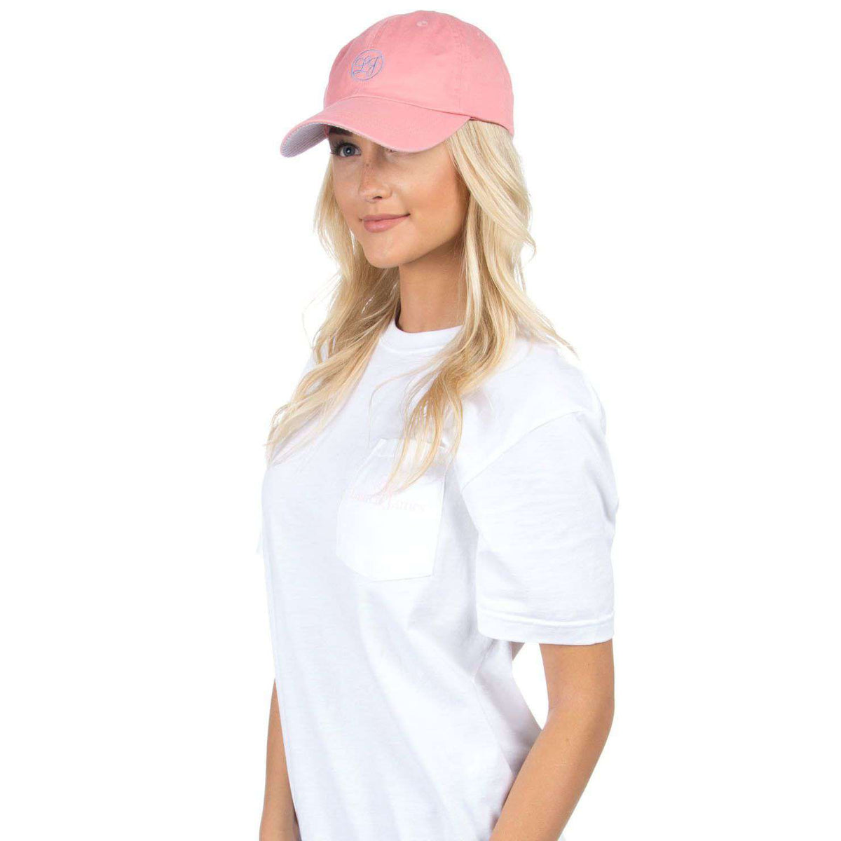 Baseball Hat in Pink by Lauren James - Country Club Prep