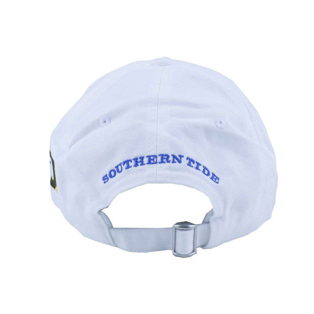 Baylor University Collegiate Skipjack Hat in White by Southern Tide - Country Club Prep