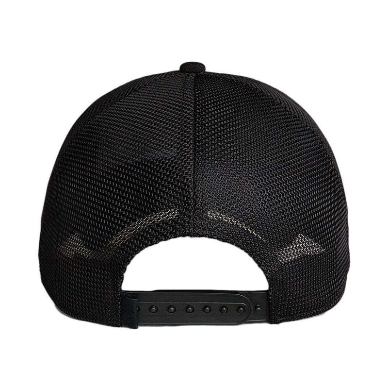 Black On Black Patch Trucker Hat in Black by YETI – Country Club Prep