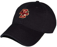 Boston College Needlepoint Hat in Black by Smathers & Branson - Country Club Prep