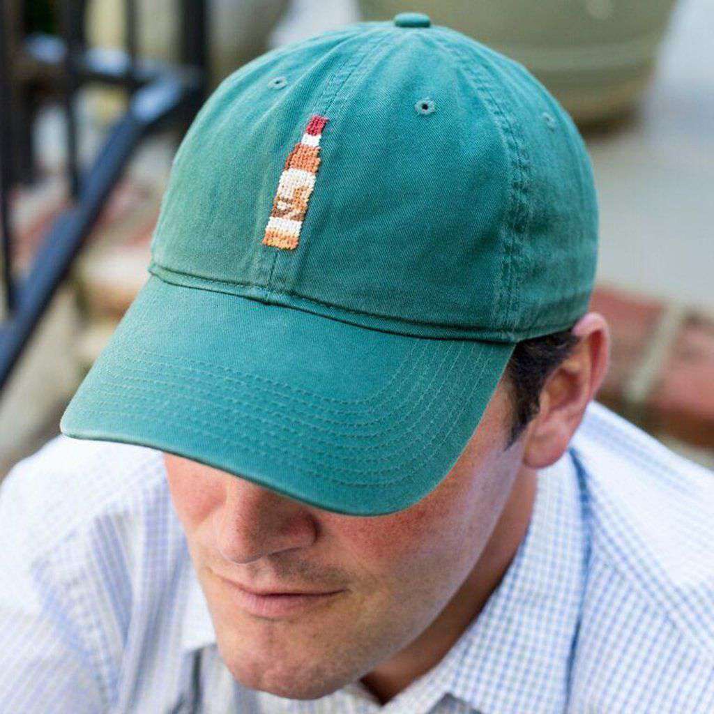 Bourbon Needlepoint Ball Cap by Pappy & Company - Country Club Prep