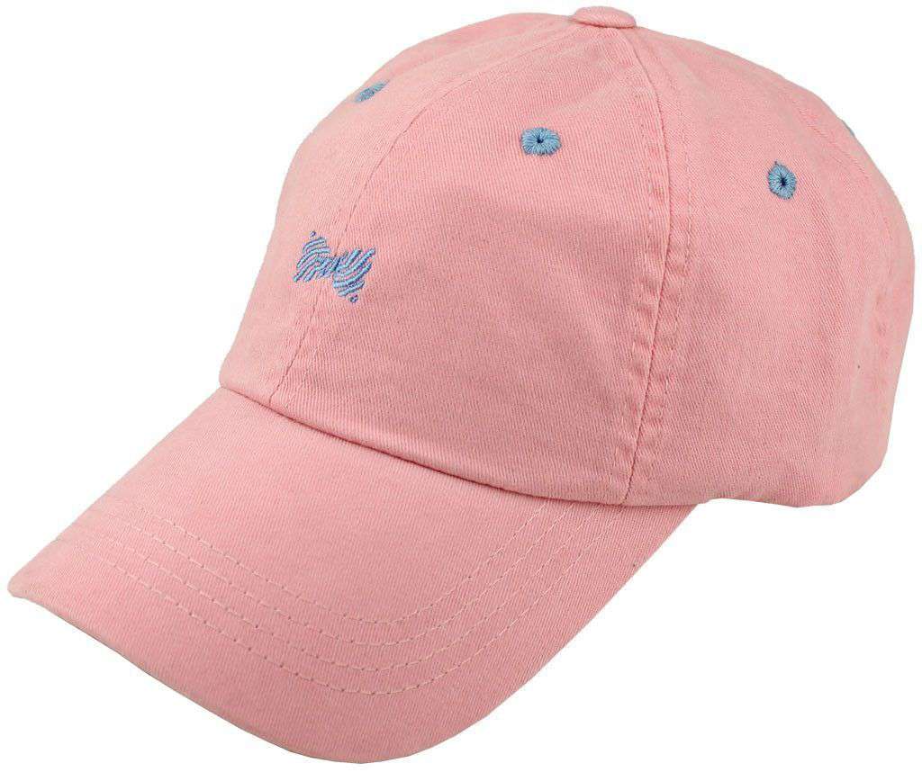 Frat Collection Bowtie Hat in Light Pink with Baby Blue – Country Club Prep