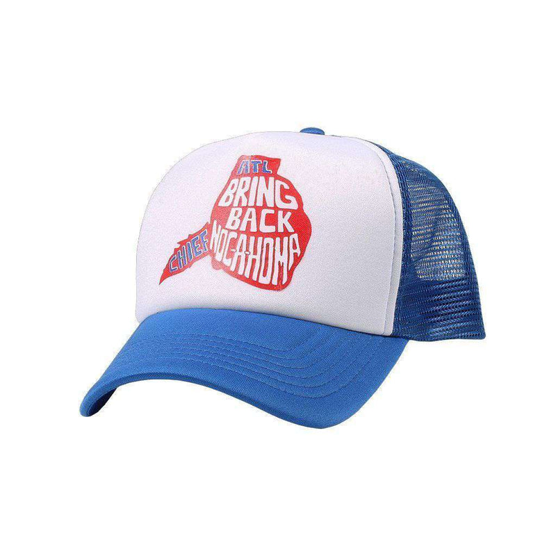 Bring Back Chief Noc-A-Homa Mesh Back Trucker Hat by Classic Georgia - Country Club Prep