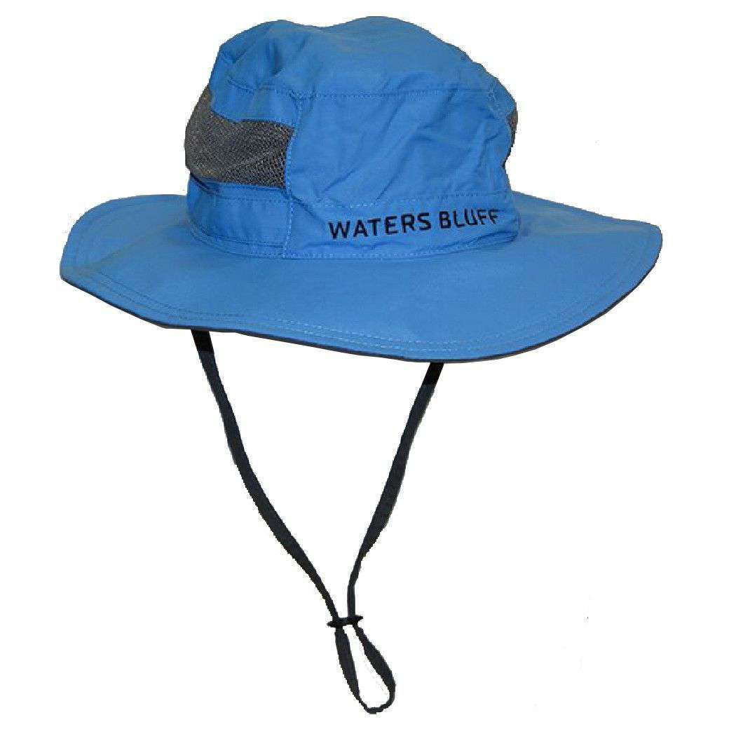 Bucket Hat in Lagoon Blue by Waters Bluff - Country Club Prep