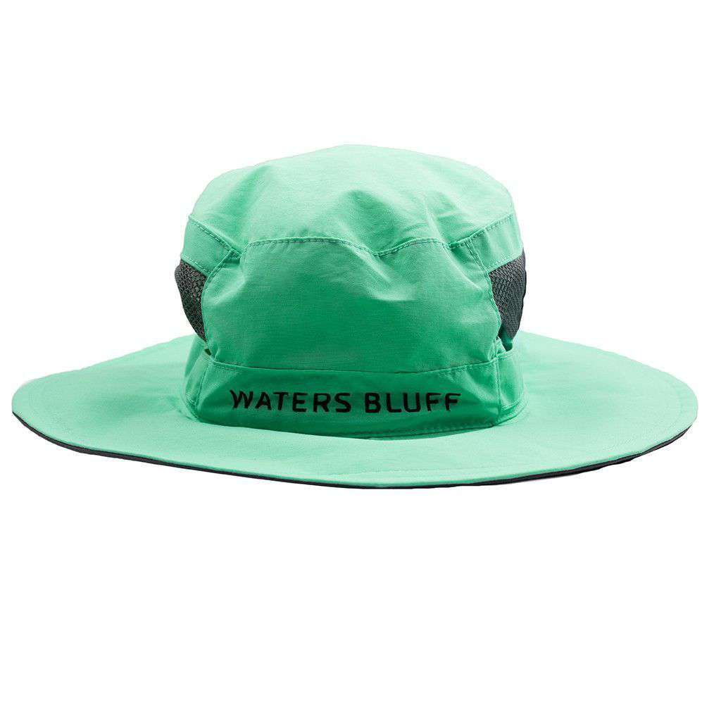 Bucket Hat in Mint Green by Waters Bluff - Country Club Prep