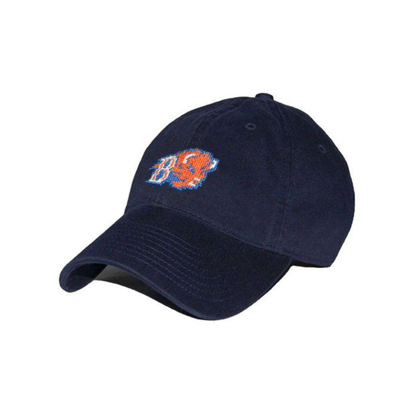 Bucknell University Needlepoint Hat in Navy by Smathers & Branson - Country Club Prep