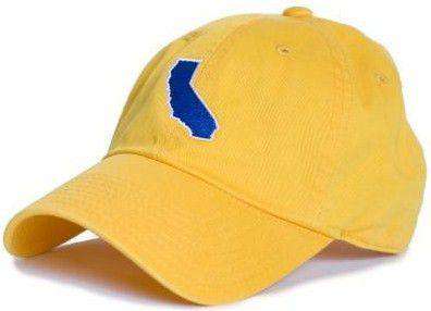 California Berkeley Gameday Hat in Yellow by State Traditions - Country Club Prep