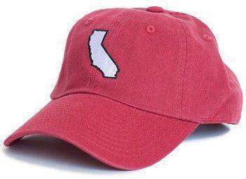 California Palo Alto Gameday Hat in Cardinal Red by State Traditions - Country Club Prep