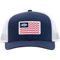 Canton Trucker Hat in Navy by AFTCO - Country Club Prep